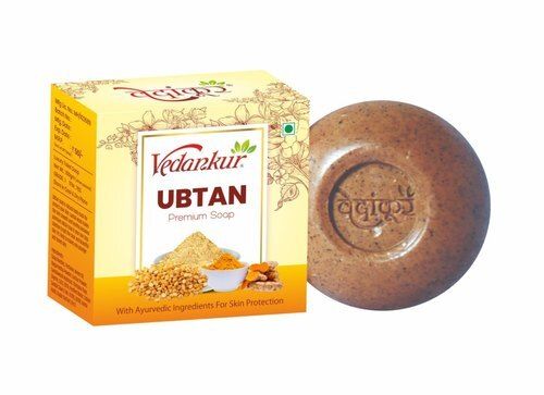 Brown Bright Soft And Glowing Skin Nice Fragrance Deep Cleaning Ubtan Beauty Bath Soap