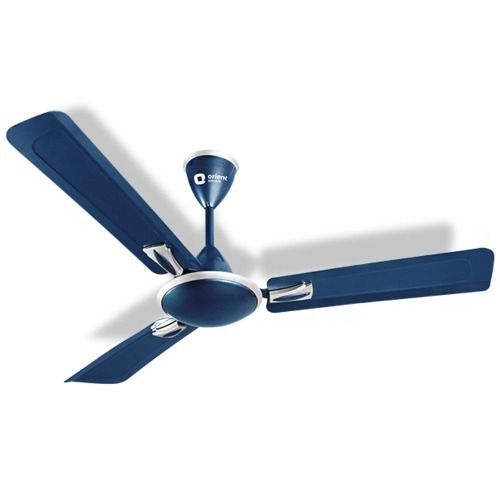 Stainless Steel Cost Effective And Durable 3 Blades Orient Electric Gratia Shine 1200Mm Blue Ceiling Fan