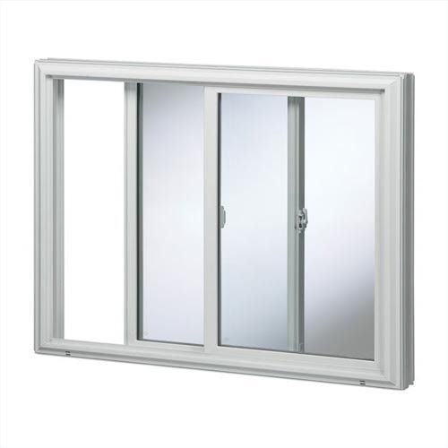 White Crack Resistance Easy To Install Upvc Silver Aluminum Sliding Windows For Home And Office Use