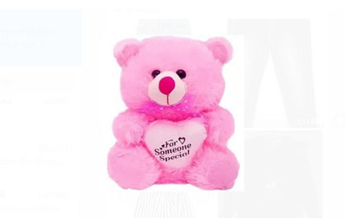 Cotton Eco Friendly Washable 30 Cm Soft Toy, Special Pink Teddy Bears For Kids