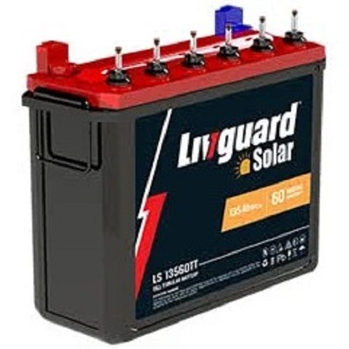 Environment Friendly And Energy Efficient Black And Red Livguard Ls 13560Tt Solar Batteries Power 135 Ah Sealed Type: 50