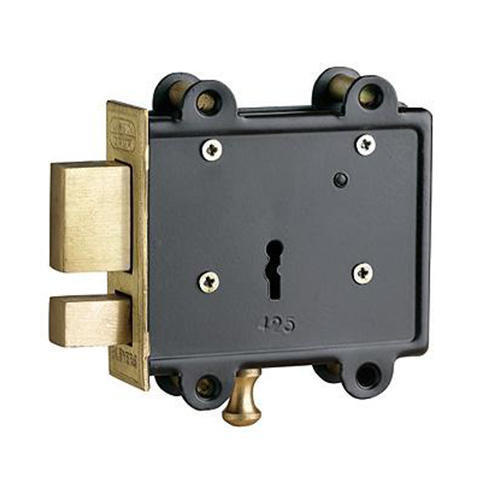 Round Hard Structure And Eco Friendly Perfect Golden Brass Door Lock With Latch Brass