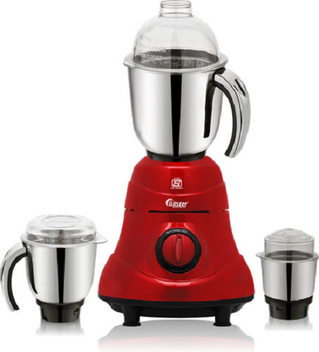 Highly Durable And Heavy Duty Glister Lotus Metalic Mixer Grinder With Three Jar