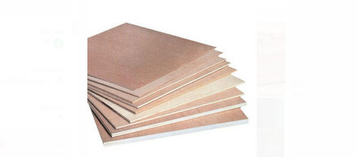 Light Weight And Easy To Handle 19Mm Thickness Rectangle Shape Brown Commercial Plywood For Indoor Grade: First Class