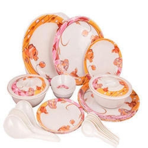 Light Weight And Easy To Wash Multicolor Designer Ceramic Dinner Set 