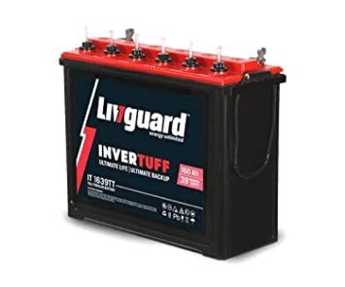 Livguard Invertuff It 1639 Tt 160 Ah, Recyclable Tall Tubular Inverter Battery, For Home, Office & Shops Sealed Type: 54