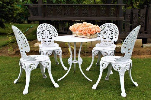 Modern Outdoor Garden Furniture Aluminium Stool Table Set