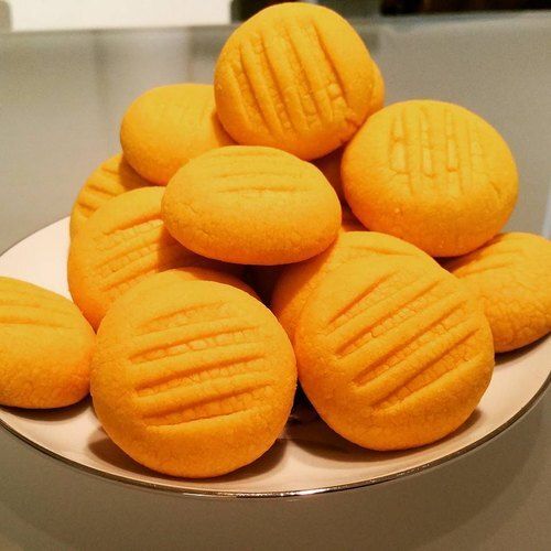Round Shape Yummy Sweet Tasty Delicious Bakery Mango Fruit Cookies