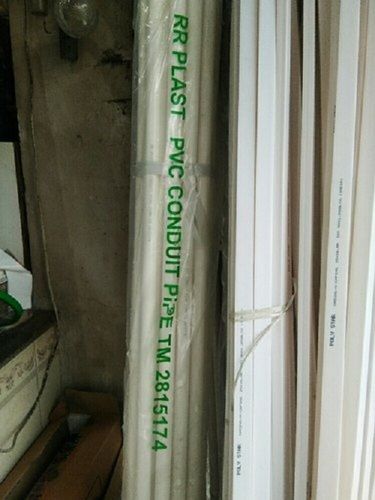 White Ruggedly Constructed Highly Durable And Premium Quality Pvc Electrical Pipe