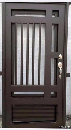 Strong Corrosion Resistance Powder Coated Mild Steel Door Safety Designer Entrance Gate Application: Industry