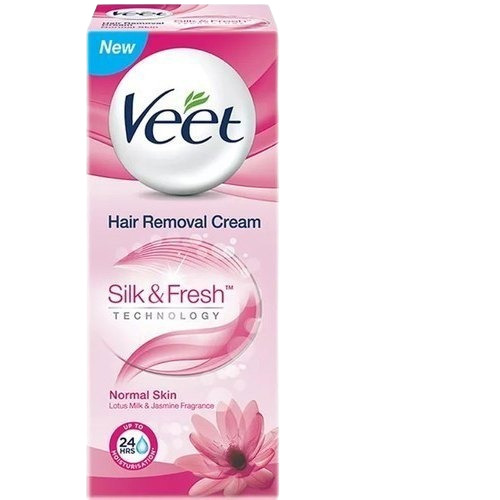 Veet Hair Removal Cream For All Types Of Skin With Breathable Fragrance Color Code White at