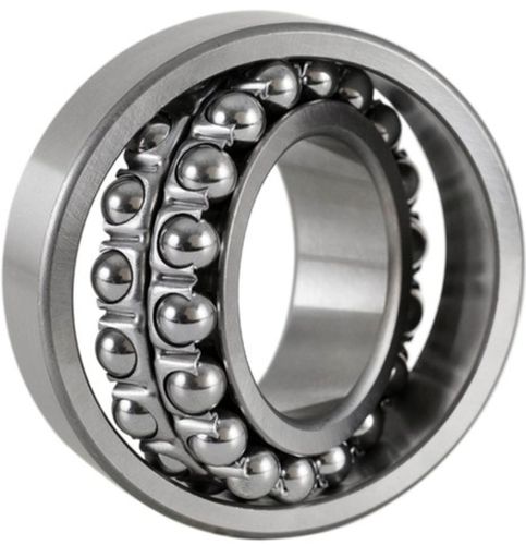  High Strength Heavy Duty Ruggedly Constructed Round Double Raw Silver Ball Bearings Angular Contact