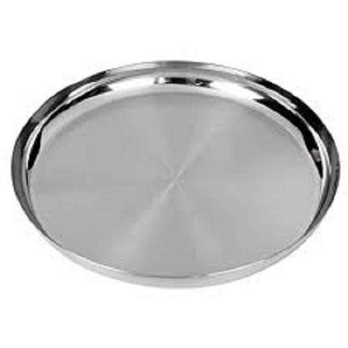 Customized A Grade Solid Round Compartments And Durable Stainless Steel Silver Plates