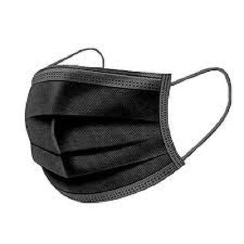Anti Bacterial Skin Friendly And Breathable Black Disposable Face Mask 