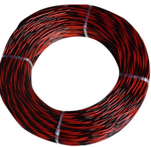 Durable Strong Environment Friendly Resistant To Abrasion Pvc Red And Black Flexible Wire