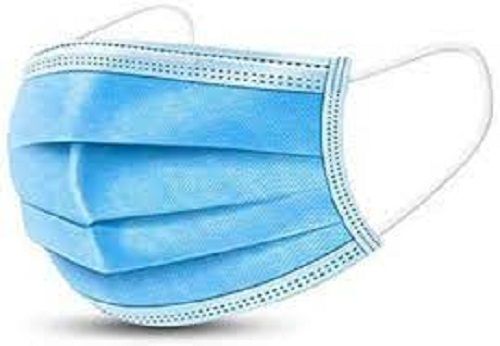 Dust Resistance And Skin Friendly Three Layer Blue Disposable Face Mask