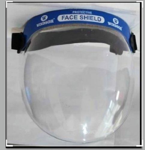 Dust Resistant And Light Weight Transparent Reusable Plastic Full Face Shield