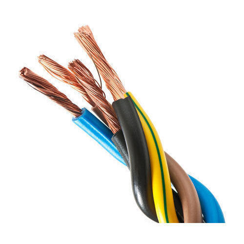 Four Core Pvc Insulated Flexible Heat Resistance Multicolor Copper Electric Wire Cable Capacity: 440 Volt (V)