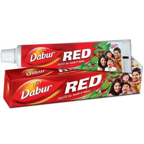 Gentle On Teeth, Enriched With Goodness Of Minerals And Herbs Dabur Red Toothpaste
