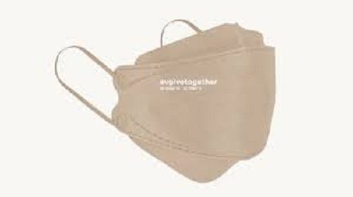 Light Weight And Comfortable Ear Loop Brown Disposable Face Mask 
