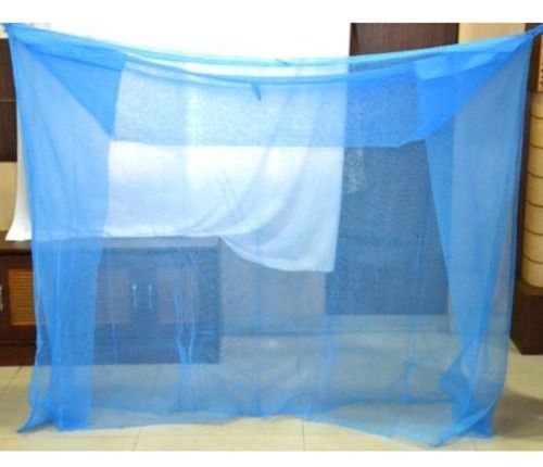 Lightweight And Comfortable Foldable Blue Net Mosquito Net For Double Bed Age Group: Adults