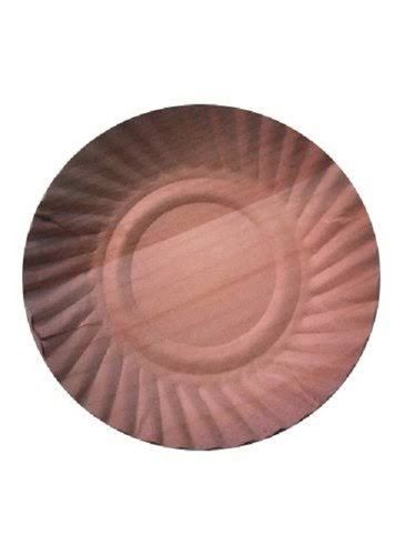 Lightweight Durable Tear Resistant Environment Friendly Affordable Brown Disposable Paper Plate Application: Event And Party