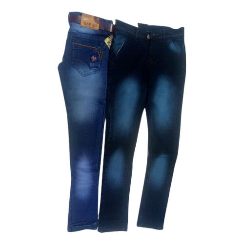 Men Fashionable Stretchable And Breathable Slim Fit Blue Denim Jeans Age Group: >16 Years