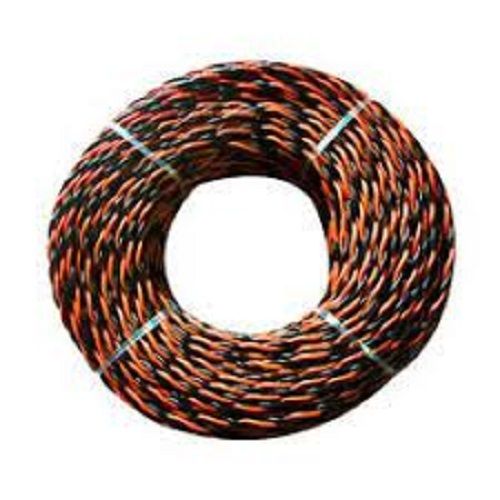 2 Core Red And Black Copper Flexible Pvc Electric Wire For Domestic And Commercial Use Rated Voltage: 220-660 Volt (V)