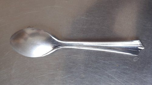 Biodegradable And Eco Friendly Silver Disposable Plastic Spoon For Home Hardness: Soft