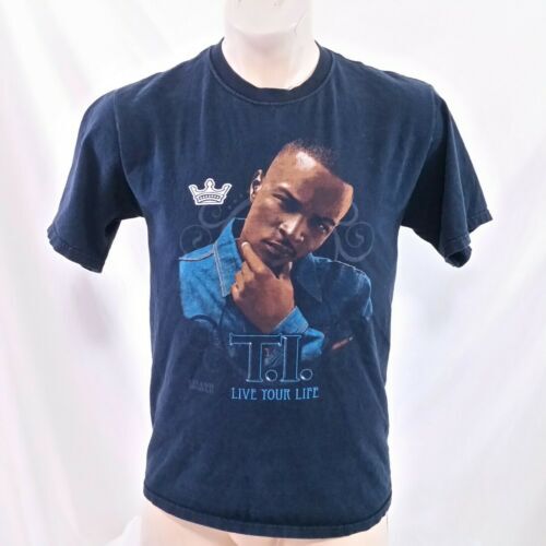 Blue Vintage 2007 Ti T Shirt Bule Colour 