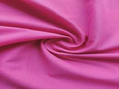  ड्रेस बनाने के लिए सांस लेने योग्य और मुलायम 100 प्रतिशत शुद्ध कॉटन प्लेन पिंक (गुलाबी) रंग का फ़ैब्रिक 