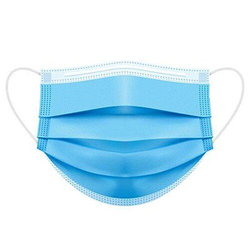 Comfortable Ear Loop Light Weight Disposable Non Woven Blue Face Mask