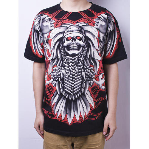 Comfortable To Wear Breathable Skin Friendly Wrinkle Free Printed Black Cotton Casual T Shirt For Men - 100% Cotton, Size S-XXL, O-Neck, Short Sleeves, Modern Design