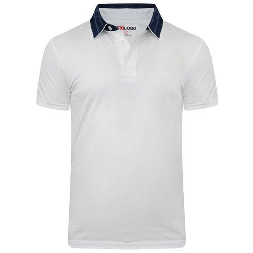 Cotton T-Shirt - Sizes S-XXL, V-Neck Design, Classic Fit, Short Sleeves, Plain White