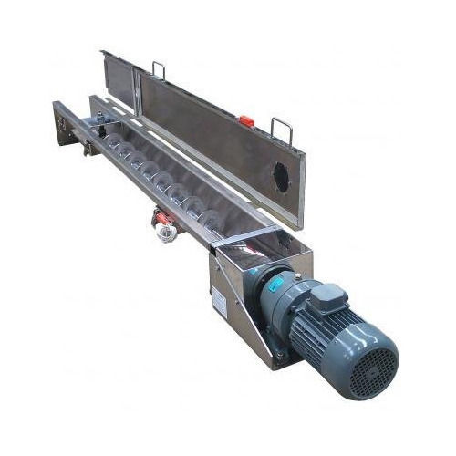 Electric Spiral Stainless Steel Blue Screw Conveyors Voltage: 240 Volt (V)