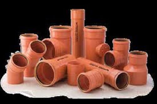 Excellent Performance Leak Proof Long Durable Solid Brown Pvc Water Pipe Fittings Length: 2-5 Inch (In)