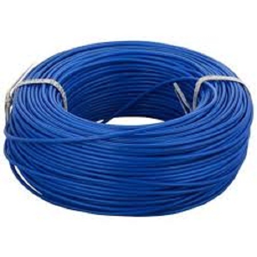 Blue PVC Wire - 100 Meter Length, 14 Feet Size | Durable, Flexible, Water Resistant Insulation for DIY and Industrial Projects