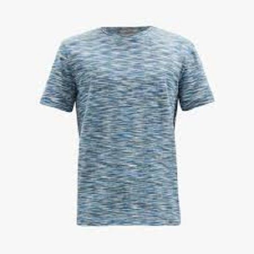 Lightweight Casual Wear Regular Fit Half Sleeves Round Neck Printed Men T Shirts