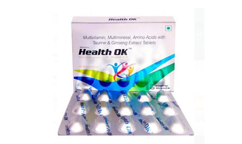 Multivitamin, Multimineral, Amino Acids With Taurine And Ginseng Extract Health Ok Tablets