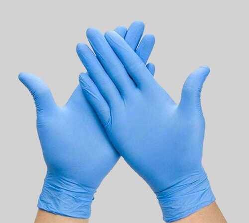 Non Sterile And Less Powdered Disposable Sky Blue Surgical Hand Gloves Grade: Cleaning