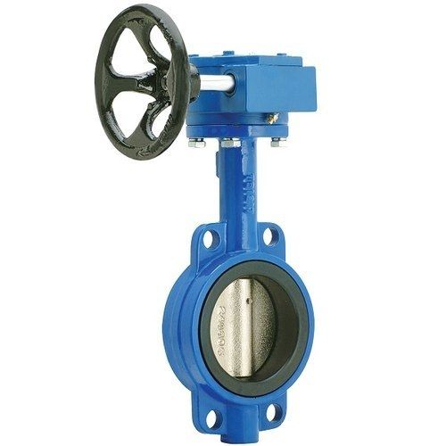 Plastic Resistant To Corrosion Strong Durable Blue Butterfly Valves For Simple Flow 