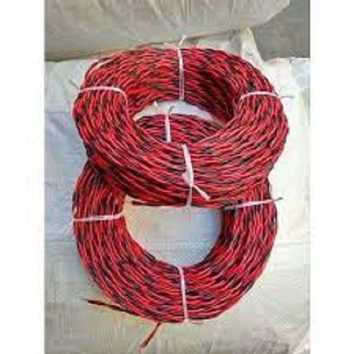 Triple Layer Pvc Coating And Flexible Red Twin Twisted Copper Electric Wire