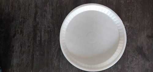 White Easy To Use Recycle And Eco Friendly Light Weight Disposable Plate For Event 