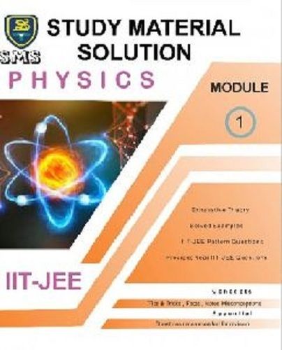 Reusable And Biodegradable Study Material Solution Sms Iit -Jee Physics Book