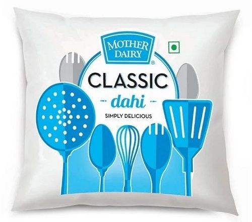 100% Natural Fresh Mother Dairy Classic Dahi Simply Delicious Pack Of 400 Gram Age Group: Children