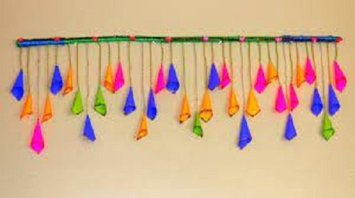 Mutli Colour Artificial And Designer Multi Color Color Hanging Toran For Home Door Decoration