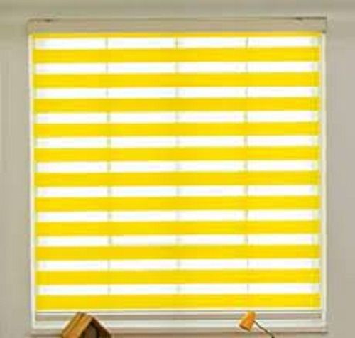 Lightweight Excellent Uv Protection Vertical Yellow Windows Zebra Blinds  429 