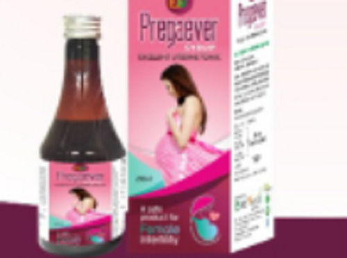 Pregaever Uterine Syrup Packaging Size 200 Ml Medicine Raw Materials