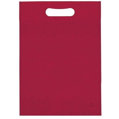 With Handle Red D Cut Non Woven Bags