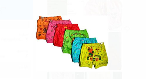 Soft, Good Elastic, Comfortable Cotton Material Cartoon Printed Kids Bloomer In Different Colors 